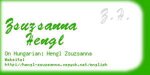 zsuzsanna hengl business card